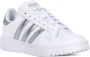 Adidas Team Court W Lage sneakers Leren Sneaker Dames Wit - Thumbnail 7