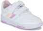 Adidas Sportswear Tensaur sneakers wit lichtblauw lila Jongens Meisjes Imitatieleer 19 - Thumbnail 3