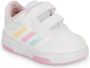 Adidas Sportswear Tensaur sneakers wit lichtblauw lila Imitatieleer 35 1 2 - Thumbnail 4