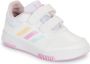 Adidas Sportswear Tensaur sneakers wit lichtblauw lila Imitatieleer 35 1 2 - Thumbnail 4