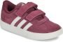 Adidas Sportswear VL Court sneakers donkerrood Suede 19 - Thumbnail 2