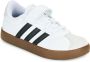 Adidas Sportswear VL Court 3.0 sneakers wit zwart beige Suede 31 - Thumbnail 4