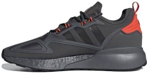 Adidas ZX 2K Boost Heren Schoenen Grey Textil Leer Synthetisch 2 3 Foot Locker