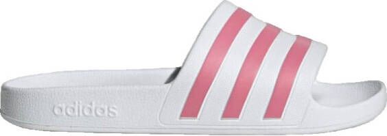 Adidas adilette Slippers en Sandalen Dames Wit 1 3 Mesh Synthetisch
