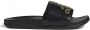 Adidas SPORTSWEAR Adilette Comfort Sandalen Core Black Gold Metali Core Black Dames - Thumbnail 2