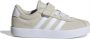 Adidas Sportswear VL Court 3.0 sneakers beige wit Jongens Meisjes Suede 28 - Thumbnail 4