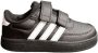Adidas Sportswear Breaknet Lifestyle Court Schoenen met Dubbel Klittenband Kinderen Zwart - Thumbnail 2