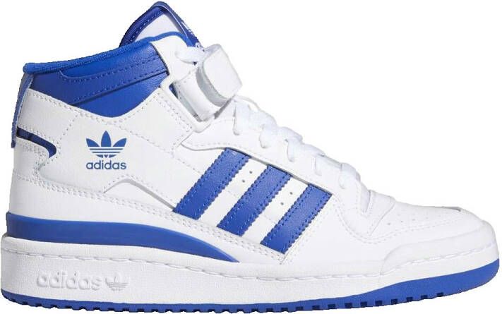 Adidas Originals Forum Mid J Sneaker Basketball Schoenen ftwr white team royal blue ftwr white 37 1 3 beschikbare maaten:36 2 3 36 37 1 3 - Foto 2