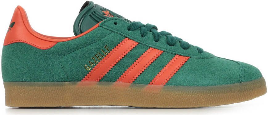 Adidas Originals Gazelle Collegiate Green Preloved Red Gum- Dames Collegiate Green Preloved Red Gum - Foto 3