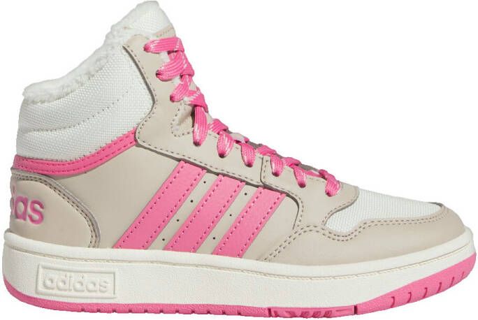 Adidas Sportswear Hoops Mid 3.0 Schoenen Kids Kinderen Beige - Foto 2