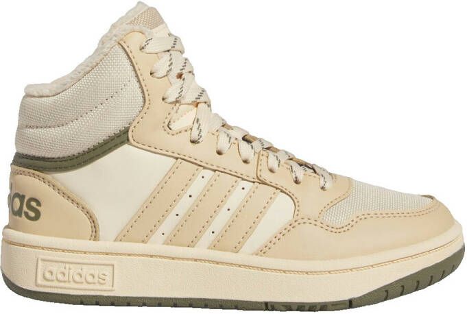 Adidas Sportswear Hoops Mid 3.0 Schoenen Kids Kinderen Beige