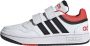 Adidas Originals Hoops sneakers wit zwart rood Imitatieleer 29 - Thumbnail 4