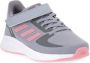 Adidas Perfor ce Runfalcon 2.0 Classic hardloopschoenen zilvergrijs roze grijs kids - Thumbnail 4