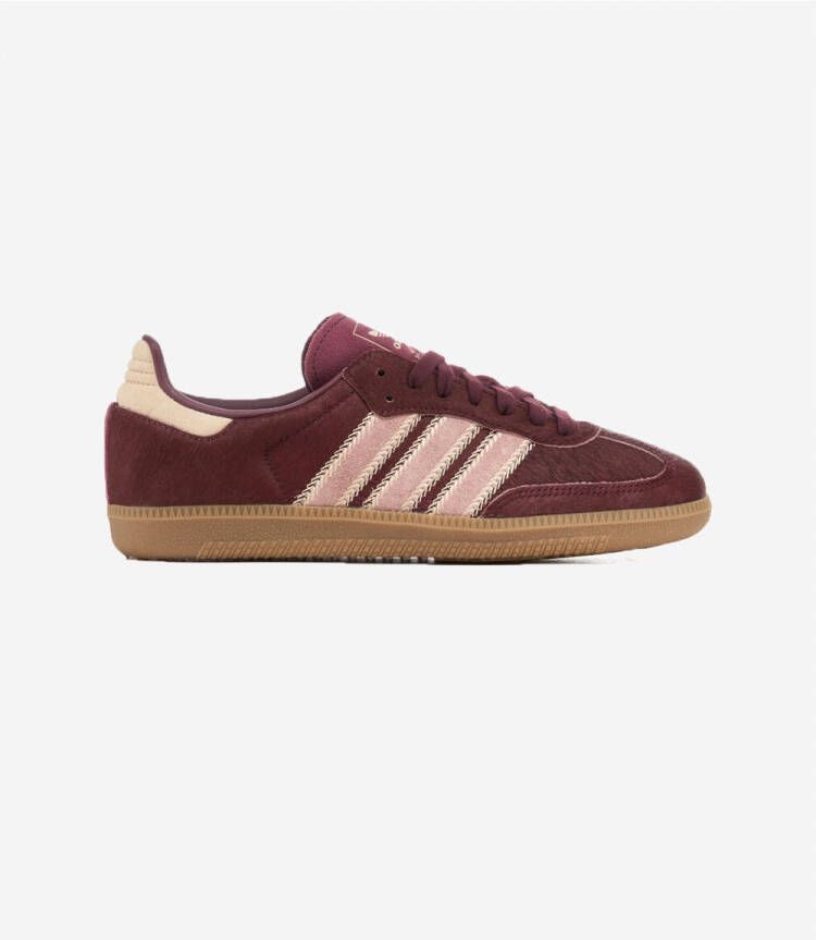 Adidas Sneakers Samba Maroon Sand Strata Pony