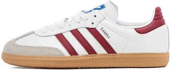 Adidas Sneakers Samba OG White Burgundy Gum