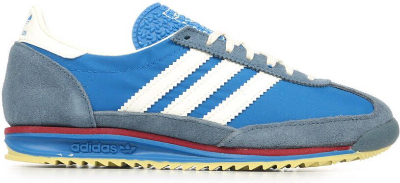 Adidas SL 72 Schoenen Blauw Maat: 39 1 3 Leer Foot Locker