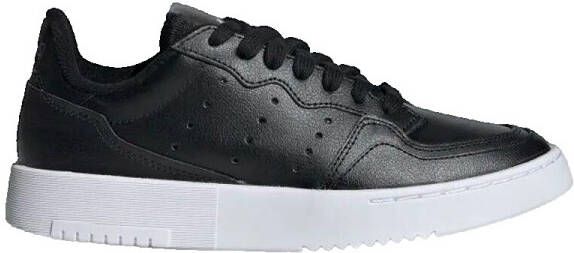 Adidas Originals Supercourt Sneakers Sport Casual Schoenen Leer Zwart EE7727 - Foto 4