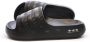 Adidas Originals adilette Ayoon Slippers Core Black Cloud White Core Black - Thumbnail 4