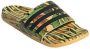 Adidas Women's Adilette Comfort Sandalen 2 3 beige olijfgroen - Thumbnail 2