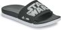 Adidas Adilette Slides Children Core Black Silver Metallic Cloud White Core Black Silver Metallic Cloud White - Thumbnail 1