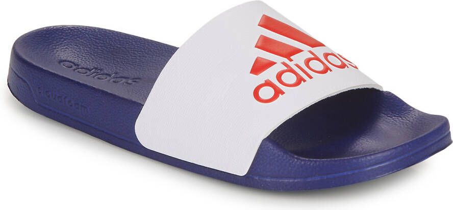 Adidas Adilette Shower Badge of Sport Cloudfoam Sandalen blauw