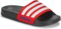 Adidas Perfor ce Adilette Shower badslippers zwart wit rood Rubber 33 - Thumbnail 4