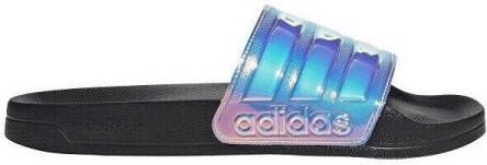 Adidas Adilette Shower Slides Dames Slippers en Sandalen Black Synthetisch 2 3 Foot Locker - Foto 4
