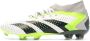 Adidas Predator Accuracy.2 Gras Voetbalschoenen (FG) Wit Grijs Felgeel Zwart - Thumbnail 3