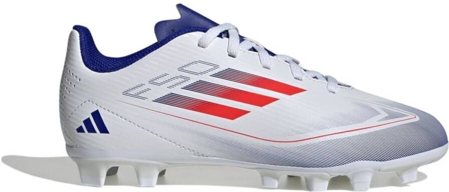 Adidas Perfor ce F50 Club Junior voetbalschoenen wit rood kobaltblauw Imitatieleer 36 2 3 - Foto 3