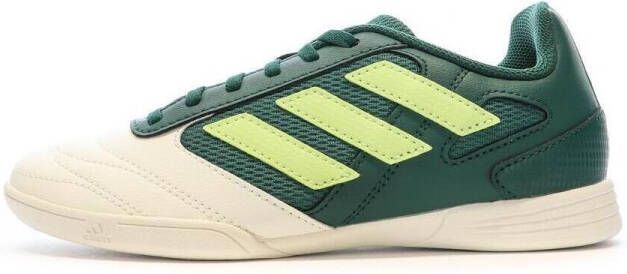 Adidas Performance Super Sala 2 Jr. zaalvoetbalschoenen donkergroen limegroen wit Jongens Meisjes Imitatieleer 37 1 3 - Foto 3