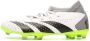 Adidas Predator Accuracy.3 Gras Voetbalschoenen (FG) Kids Wit Grijs Felgeel Zwart - Thumbnail 3