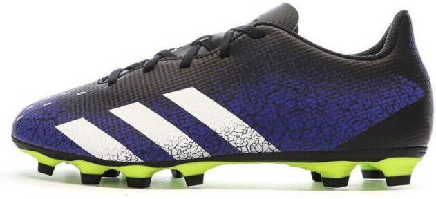 Adidas Predator Freak.4 Gras Kunstgras Voetbalschoenen (FxG) Blauw Wit Zwart
