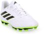 Adidas Copa Pure.4 Gras Kunstgras Voetbalschoenen (FxG) Wit Zwart Felgeel - Thumbnail 2