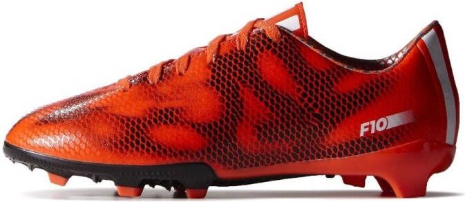 Adidas F10 FG Jr Voetbalschoenen Unisex Oranje Wit Zwart - Foto 2