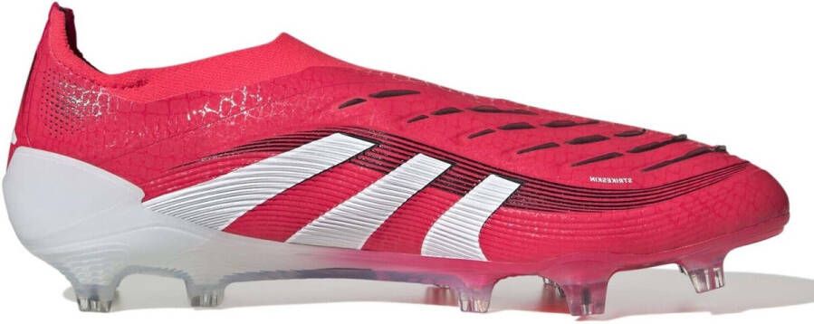 Adidas Predator Elite Veterloze Gras Voetbalschoenen (FG) Rood Wit Zwart - Foto 2