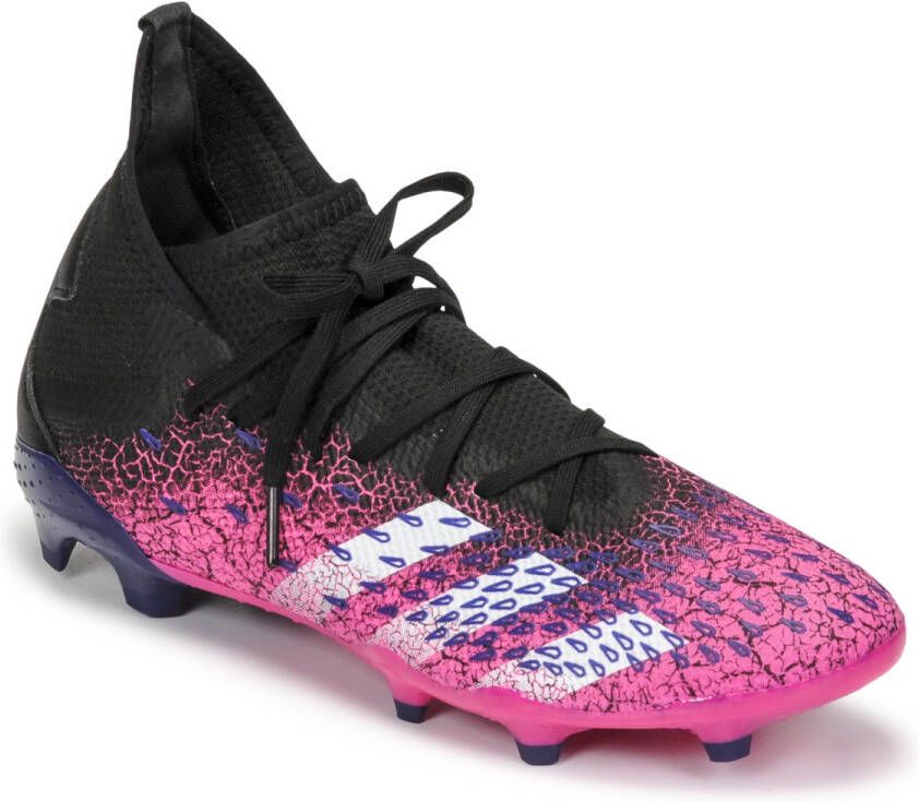 bloed Snel hypotheek Adidas Predator Freak.3 Gras Voetbalschoenen (FG) Zwart Wit Roze -  Schoenen.nl