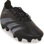 Adidas Predator League IJzeren-Nop Voetbalschoenen (SG) Zwart Grijs - Thumbnail 3