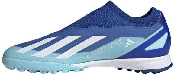 Adidas Perfor ce X Crazyfast.3 Veterloze Turf Voetbalschoenen Unisex Blauw