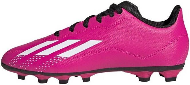 Adidas Performance X Speedportal.4 flexible ground voetbalschoenen fuchsia wit zwart - Foto 4