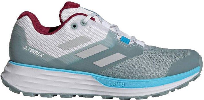 Adidas Terrex Two Flow Trail Running Unisex Schoenen Grey Mesh Synthetisch