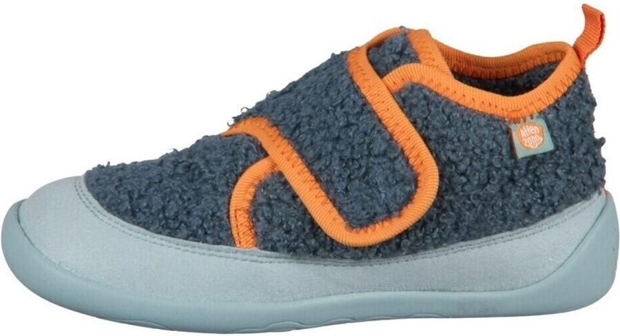 Affenzahn Kid's Hausschuh Vegan Fleecy Pantoffels grijs - Foto 2