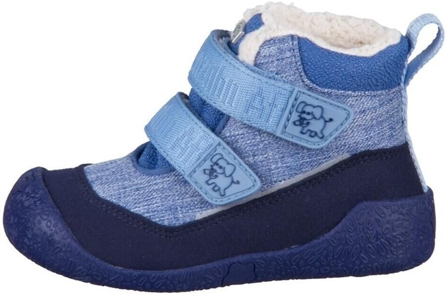 Affenzahn Kid's Lauflerner Winterstiefel Vegan Snuggy Winterschoenen purper blauw
