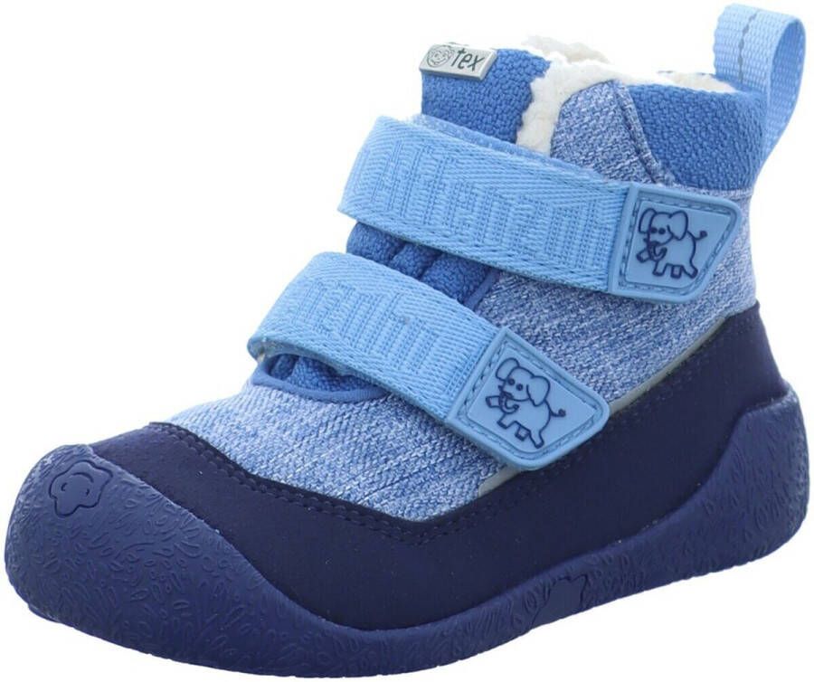 Affenzahn Kid's Lauflerner Winterstiefel Vegan Snuggy Winterschoenen blauw