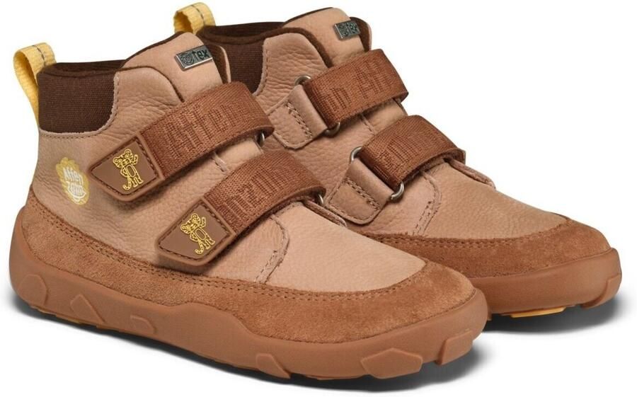Affenzahn Kid's Übergangsschuh Leder Friendy Barefootschoenen bruin