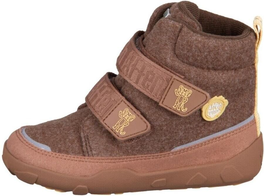 Affenzahn Kid's Mid Boot Wool Comfy Winterschoenen bruin
