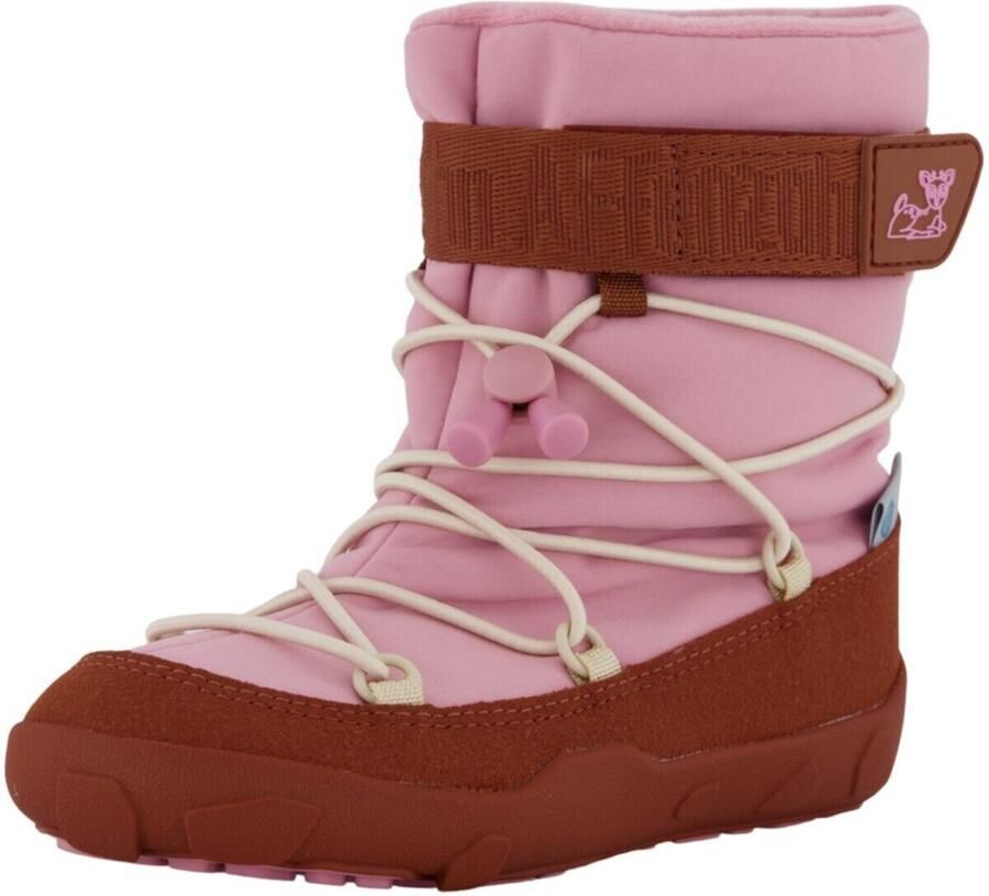 Affenzahn Kid's Snow Boot Vegan Snowy Winterschoenen roze oranje