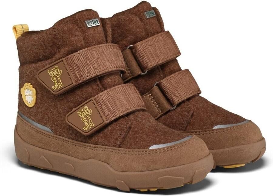 Affenzahn Kid's Mid Boot Wool Comfy Winterschoenen bruin - Foto 2