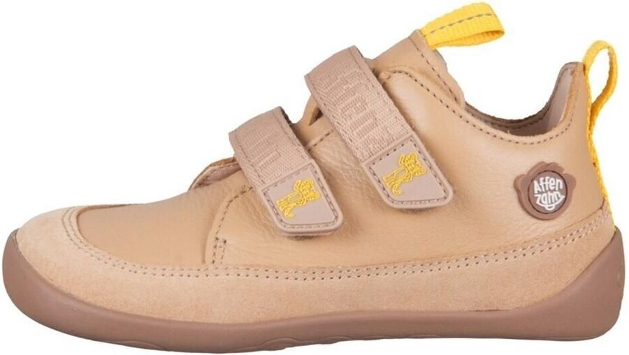 Affenzahn Kid's Leather Buddy Vrijetijdsschoenen beige - Foto 3