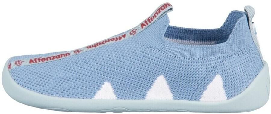 Affenzahn Kid's Pantoffel Knit Flinky Pantoffels blauw - Foto 3