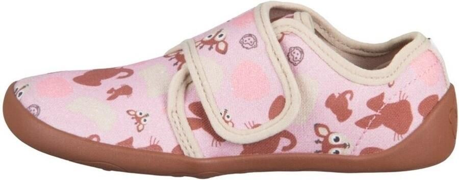 Affenzahn Kid's Pantoffel Katoen Movy Pantoffels beige - Foto 2